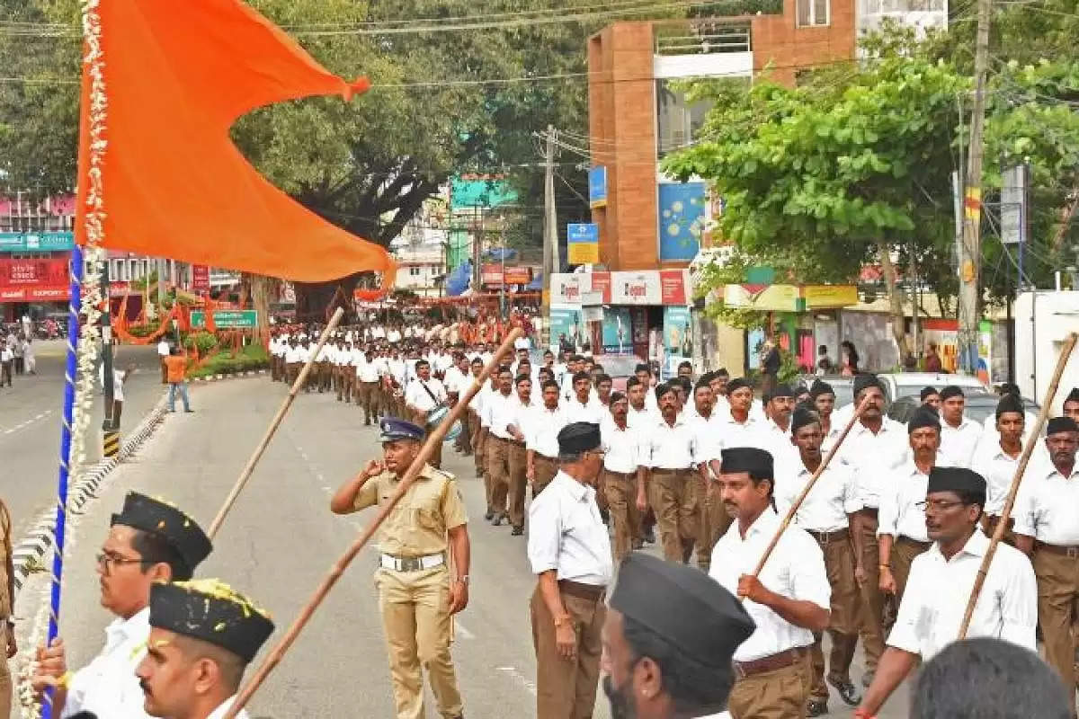 RSS ban on temple