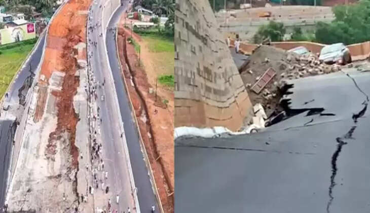 national highway collapsed