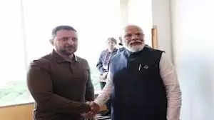  PM Modi Meets Ukraine President Zelensky 