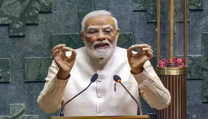  prime minister narendra modi on new parliament