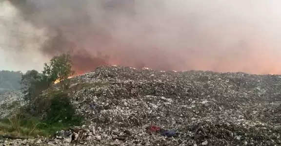 Brahmapuram waste plant fire 