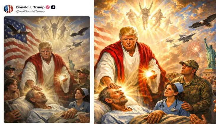 trump as jesus